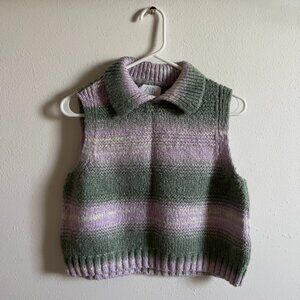 EUC Lilac Ombre Knit Vest
